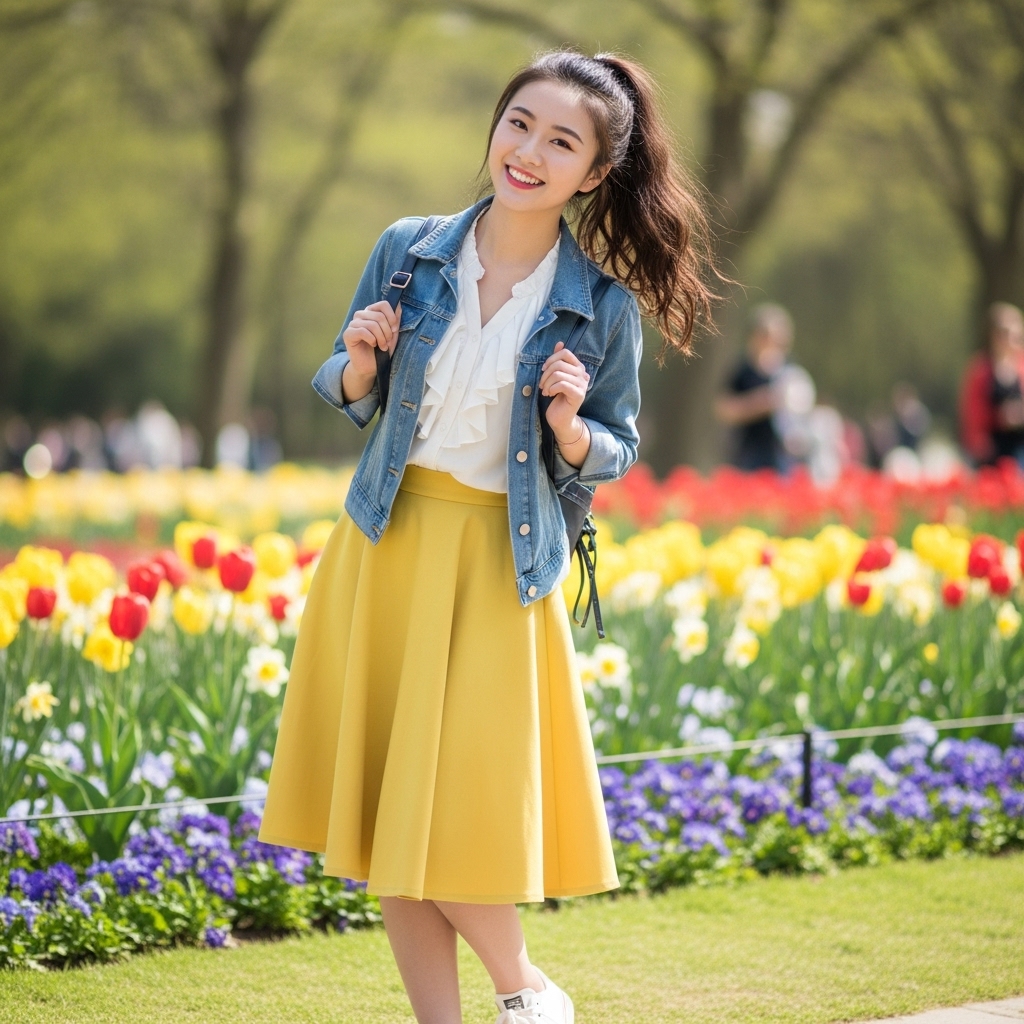 [春季穿搭分享的图片]